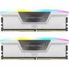 Photo RAM Corsair DDR5 32GB (2x16GB) 5200Mhz Vengeance RGB White (CMH32GX4M2E3200C16)