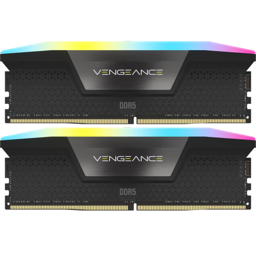 Photo RAM Corsair DDR5 32GB (2x16GB) 6000Mhz Vengeance RGB Black (CMH32GX5M2D6000Z36K)