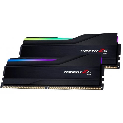 ОЗП G.Skill DDR5 48GB (2x24GB) 6000Mhz Trident Z5 RGB (F5-6000J4048F24GX2-TZ5RK) купити з перевіркою сумісності: огляд, характеристики, ціна у Києві, Львові, Вінниці, Хмельницькому, Івано-Франківську, Україні | інтернет-магазин TELEMART.UA фото