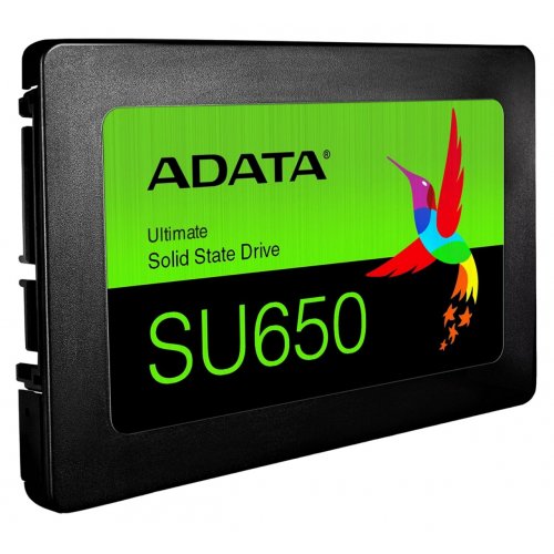 Купить SSD-диск ADATA Ultimate SU650 3D NAND 1TB 2.5" (ASU650SS-1TT-R) с проверкой совместимости: обзор, характеристики, цена в Киеве, Днепре, Одессе, Харькове, Украине | интернет-магазин TELEMART.UA фото