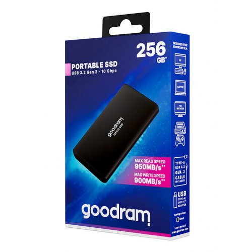 Продать SSD-диск GoodRAM HX100 3D NAND TLC 256GB USB 3.2 (SSDPR-HX100-256) по Trade-In интернет-магазине Телемарт - Киев, Днепр, Украина фото