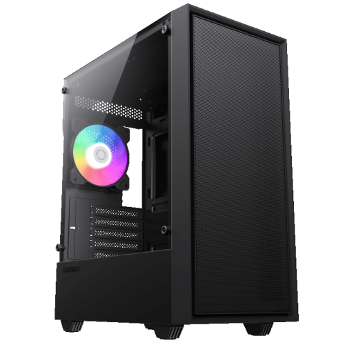 Photo GAMEMAX Storm Tempered Glass without PSU Black