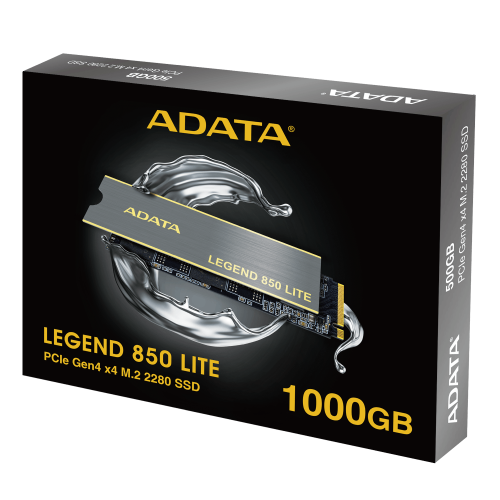 Купить SSD-диск ADATA Legend 850 Lite 3D NAND 1TB M.2 (2280 PCI-E) (ALEG-850L-1000GCS) с проверкой совместимости: обзор, характеристики, цена в Киеве, Днепре, Одессе, Харькове, Украине | интернет-магазин TELEMART.UA фото