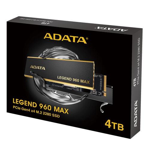 SSD-диск ADATA Legend 960 MAX 3D NAND 4TB M.2 (2280 PCI-E) (ALEG-960M-4TCS) купити з перевіркою сумісності: огляд, характеристики, ціна у Києві, Львові, Вінниці, Хмельницькому, Івано-Франківську, Україні | інтернет-магазин TELEMART.UA фото