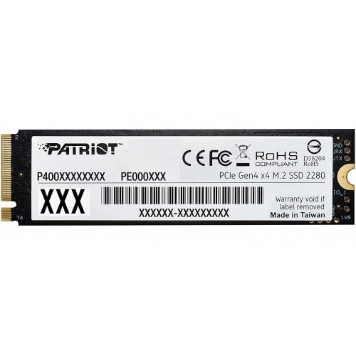 Фото SSD-диск Patriot P400 Lite 2TB M.2 (2280 PCI-E) NVMe x4 (P400LP2KGM28H)