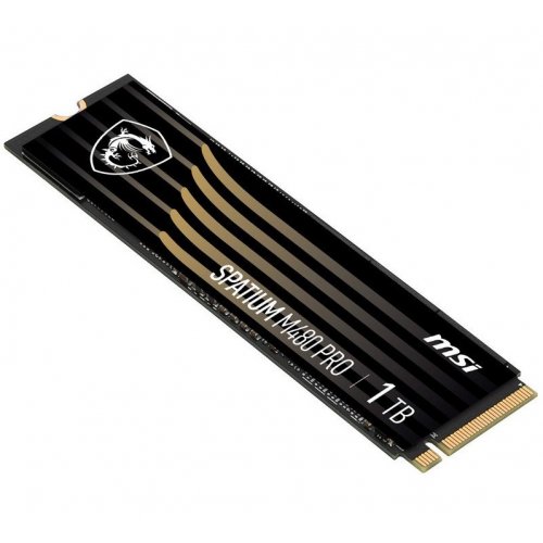Photo SSD Drive MSI SPATIUM M480 Pro 3D NAND TLC 1TB M.2 (2280 PCI-E) NVMe 1.4 (S78-440L1G0-P83)