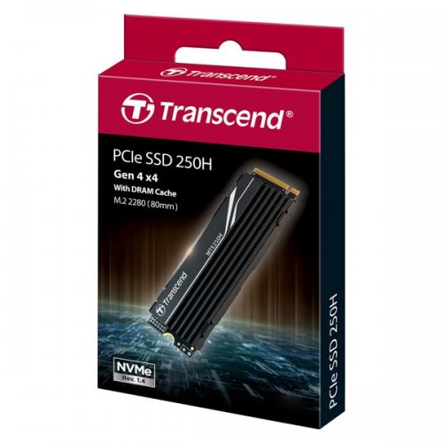 Продати SSD-диск Transcend 250H 3D NAND 4TB M.2 (2280 PCI-E) NVMe x4 (TS4TMTE250H) за Trade-In у інтернет-магазині Телемарт - Київ, Дніпро, Україна фото