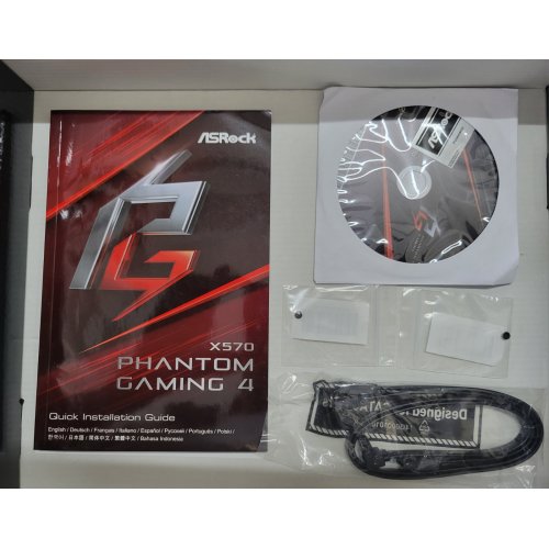Уценка материнская плата AsRock X570 Phantom Gaming 4 (sAM4, AMD X570) (Следы установки., 518216) купить в Украине: Киев, Днепр, Харьков, Одесса  | Проверка совместимости, низкая цена, отзывы, характеристики от TELEMART фото