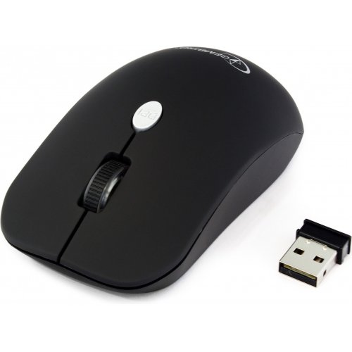 Купити Миша Gembird MUSW-102 Black - ціна в Києві, Львові, Вінниці, Хмельницькому, Франківську, Україні | інтернет-магазин TELEMART.UA фото