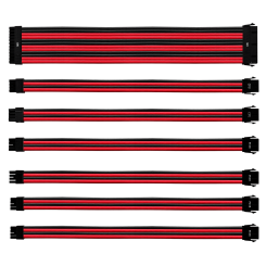 Набор кастомных кабелей питания Cooler Master Extension Cable Kit (CMA-NEST16RDBK1-GL) Red/Black