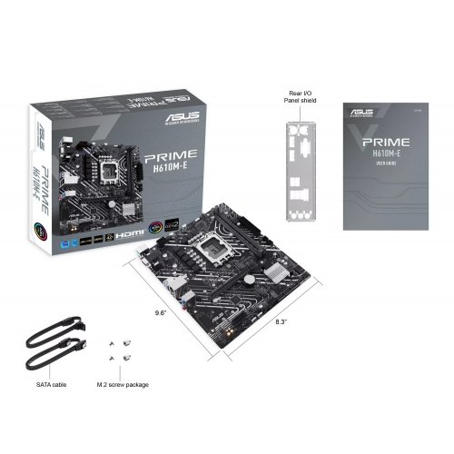 Продати Материнська плата Asus PRIME H610M-E-CSM (s1700, Intel H610) за Trade-In у інтернет-магазині Телемарт - Київ, Дніпро, Україна фото