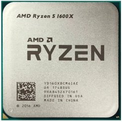 Процесор AMD Ryzen 5 1600X 3.6(4.0)GHz sAM4 Tray (YD160XBCM6IAE)