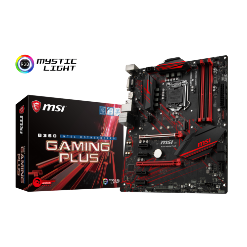 Продати материнська плата MSI B360 GAMING PLUS (s1151-v2, Intel B360) (Відновлено продавцем, 520173) за Trade-In у інтернет-магазині Телемарт - Київ, Дніпро, Україна фото
