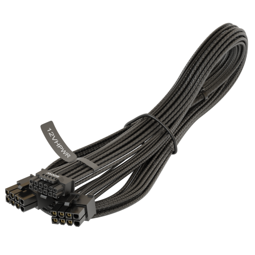 Купить Кастомный кабель питания Seasonic 12VHPWR Cable Black - цена в Харькове, Киеве, Днепре, Одессе
в интернет-магазине Telemart фото