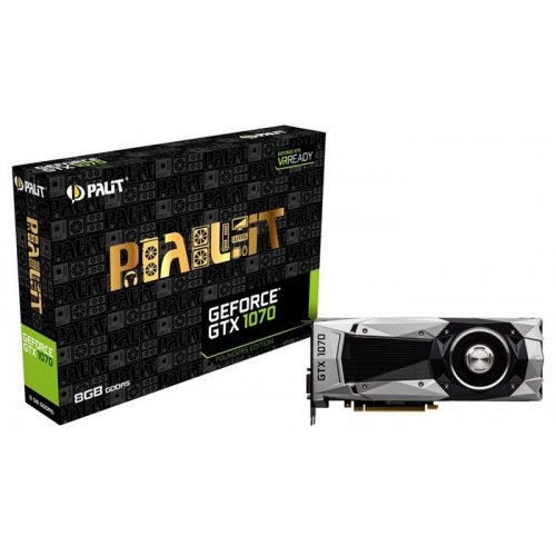 Продать Видеокарта Palit GeForce GTX 1070 Founders Edition 8192MB (NE51070015P2-PG411F) по Trade-In интернет-магазине Телемарт - Киев, Днепр, Украина фото