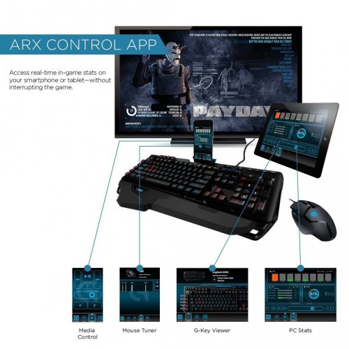 Купить Клавиатура Logitech G910 Orion Spark (920-006422) - цена в Харькове, Киеве, Днепре, Одессе
в интернет-магазине Telemart фото