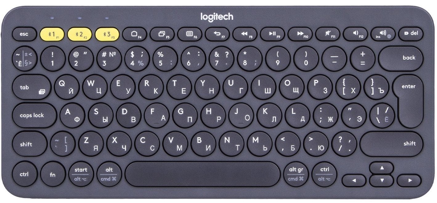 Купить Клавиатура Logitech K380 Bluetooth (920-007584) - цена в Харькове,  Киеве, Днепре, Одессе в интернет-магазине Telemart