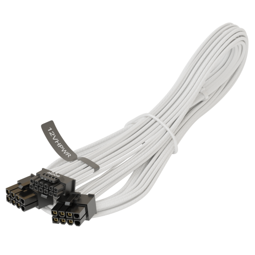 Купить Кастомный кабель питания Seasonic 12VHPWR Cable White - цена в Харькове, Киеве, Днепре, Одессе
в интернет-магазине Telemart фото