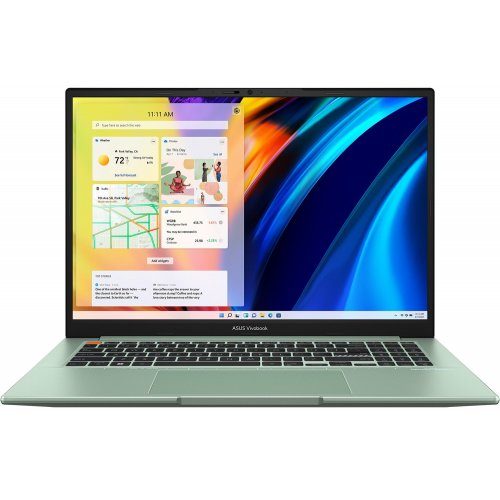 Продать Ноутбук Asus Vivobook S 15 OLED M3502QA-L1210 (90NB0XX3-M009X0) Brave Green по Trade-In интернет-магазине Телемарт - Киев, Днепр, Украина фото
