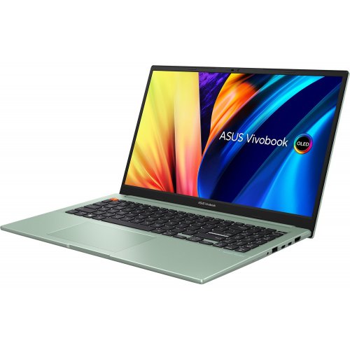 Продать Ноутбук Asus Vivobook S 15 OLED M3502QA-L1210 (90NB0XX3-M009X0) Brave Green по Trade-In интернет-магазине Телемарт - Киев, Днепр, Украина фото