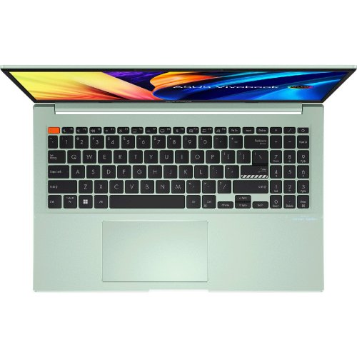 Продать Ноутбук Asus Vivobook S 15 OLED M3502QA-L1210 (90NB0XX3-M009X0) Brave Green по Trade-In интернет-магазине Телемарт - Киев, Днепр, Украина фото