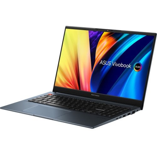 Купити Ноутбук Asus Vivobook Pro 15 OLED K6502VV-MA026 (90NB1121-M000X0) Quiet Blue - ціна в Києві, Львові, Вінниці, Хмельницькому, Франківську, Україні | інтернет-магазин TELEMART.UA фото