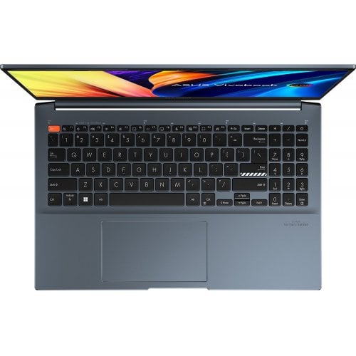 Купити Ноутбук Asus Vivobook Pro 15 OLED K6502VV-MA026 (90NB1121-M000X0) Quiet Blue - ціна в Києві, Львові, Вінниці, Хмельницькому, Франківську, Україні | інтернет-магазин TELEMART.UA фото