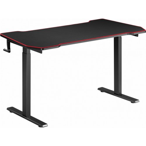 Купити Комп'ютерний стіл з ручним регулюванням висоти OfficePro ODM514 Black - ціна в Києві, Львові, Вінниці, Хмельницькому, Франківську, Україні | інтернет-магазин TELEMART.UA фото