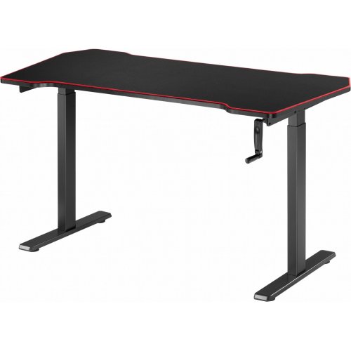 Купити Комп'ютерний стіл з ручним регулюванням висоти OfficePro ODM514 Black - ціна в Києві, Львові, Вінниці, Хмельницькому, Франківську, Україні | інтернет-магазин TELEMART.UA фото