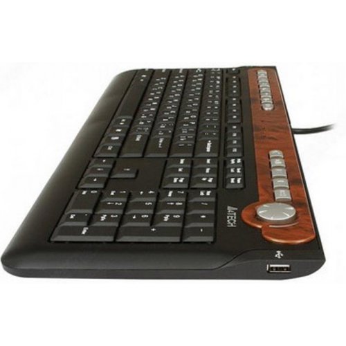 Купить Клавиатура A4Tech KX-6MU USB Black - цена в Харькове, Киеве, Днепре, Одессе
в интернет-магазине Telemart фото