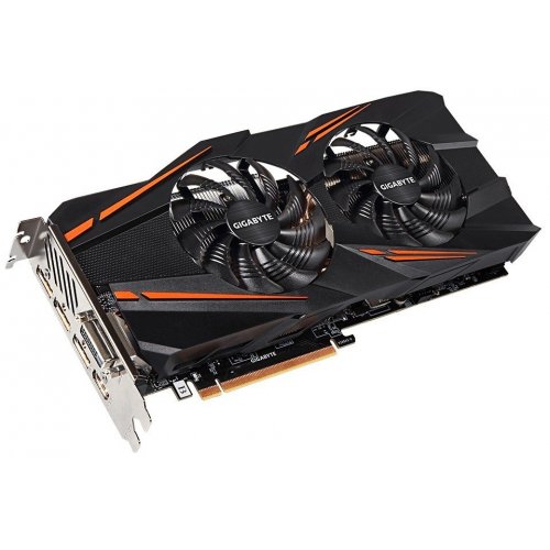 Фото Видеокарта Gigabyte GeForce GTX 1070 WINDFORCE OC 8192MB (GV-N1070WF2OC-8GD)