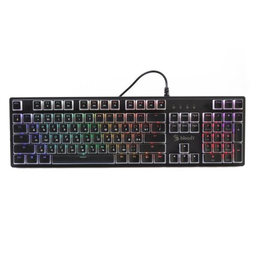 Photo Keyboard A4Tech Bloody S510R RGB BLMS Switch Red Switch Black