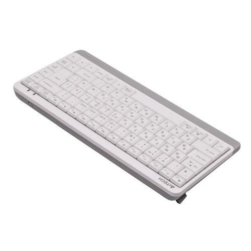 Клавіатура A4Tech FBK11 Wireless White купити в Україні: Київ, Львів, Хмельницький, Тернопіль, Івано-Франківськ | Низька ціна, відгуки, характеристики від TELEMART фото