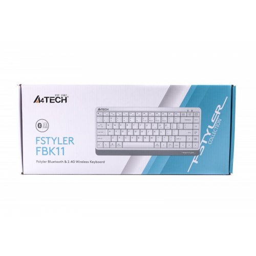Photo Keyboard A4Tech FBK11 Wireless White