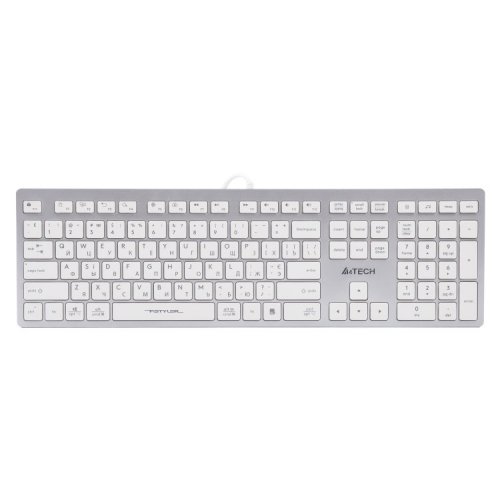 Купить Клавиатура A4Tech FX50 White - цена в Харькове, Киеве, Днепре, Одессе
в интернет-магазине Telemart фото