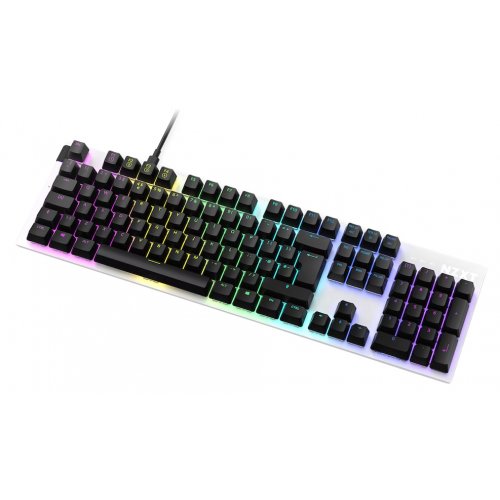 Купити Клавіатура NZXT Function RGB Gateron Linear Red Switches (KB-1FSUK-WR) Matte White - ціна в Києві, Львові, Вінниці, Хмельницькому, Франківську, Україні | інтернет-магазин TELEMART.UA фото