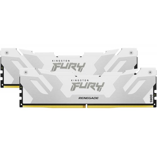 Photo RAM Kingston DDR5 32GB (2x16GB) 6400Mhz FURY Renegade White (KF564C32RWK2-32)