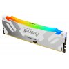 Photo RAM Kingston DDR5 16GB 6000Mhz FURY Renegade RGB White (KF560C32RWA-16)