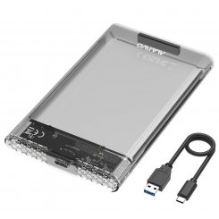 Кишеня Maiwo K2510 for 2.5" SATA/SSD HDD to USB 3.1 Type-C (53145) Transparent