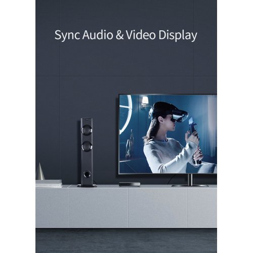 Купити Сплітер Ugreen CM186 HDMI 2.0 to 2 x HDMI 4K 60Hz HDR (50707) Black - ціна в Києві, Львові, Вінниці, Хмельницькому, Франківську, Україні | інтернет-магазин TELEMART.UA фото