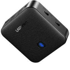 Bluetooth аудио адаптер Ugreen CM144 Bluetooth Aptx HD 5.0 3.5 mm (70158) Black