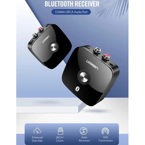 UGREEN Bluetooth Receiver 5.1 aptX HD 3.5mm AUX Jack Audio