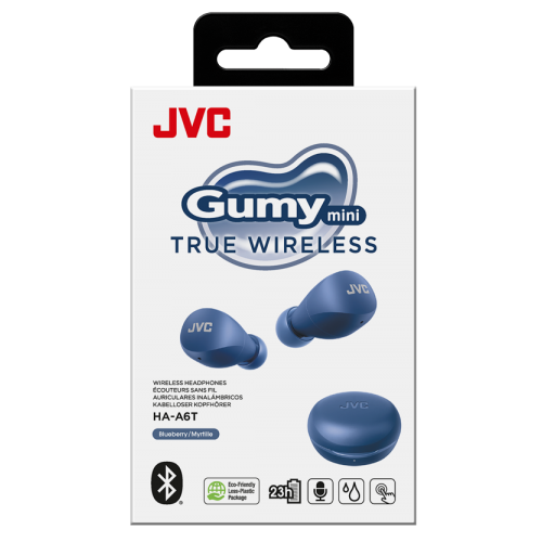 Наушники JVC Gumy HA-A6T (HA-A6T-A-U) Blue купить в Украине | Telemart фото