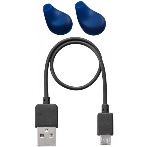 Купити Навушники JVC Gumy Sport HA-EN15W (HA-EN15W-A-U) Blue - ціна в Києві, Львові, Вінниці, Хмельницькому, Франківську, Україні | інтернет-магазин TELEMART.UA фото