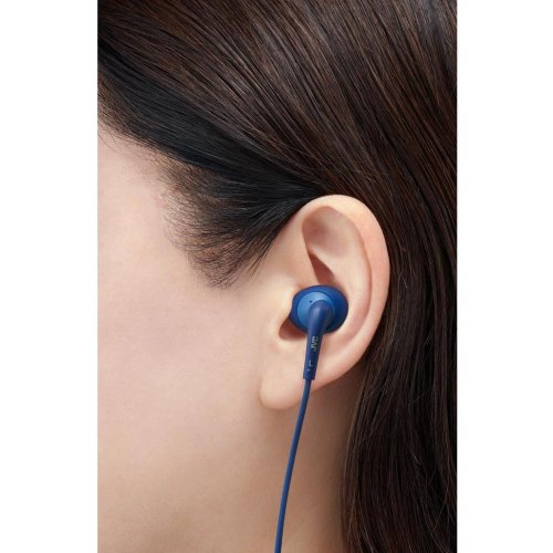 Купити Навушники JVC Gumy Sport HA-EN15W (HA-EN15W-A-U) Blue - ціна в Києві, Львові, Вінниці, Хмельницькому, Франківську, Україні | інтернет-магазин TELEMART.UA фото