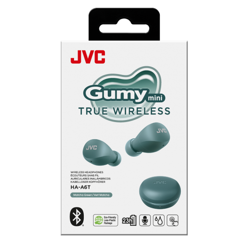 Навушники JVC Gumy HA-A6T (HA-A6T-Z-U) Matcha Green купити в Україні | Telemart фото