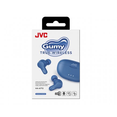 Купить Наушники JVC Gumy HA-A7T2 (HA-A7T2-A-E) Blue - цена в Харькове, Киеве, Днепре, Одессе
в интернет-магазине Telemart фото