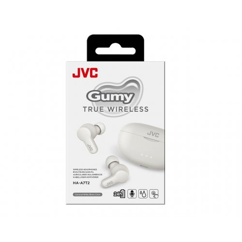 Купить Наушники JVC Gumy HA-A7T2 (HA-A7T2-W-E) White - цена в Харькове, Киеве, Днепре, Одессе
в интернет-магазине Telemart фото