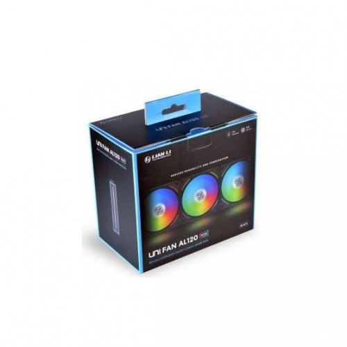 Продати Уцінка набір вентиляторів Lian Li Uni Fan AL 120 Triple-Pack (G99.12AL3B.00) (Некомплект, 2 вентилятори в коробці) Black/White за Trade-In у інтернет-магазині Телемарт - Київ, Дніпро, Україна фото