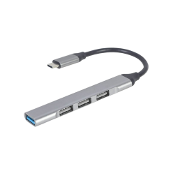 USB-хаб Gembird USB Type-C 4 in 1 (UHB-CM-U3P1U2P3-02) Silver